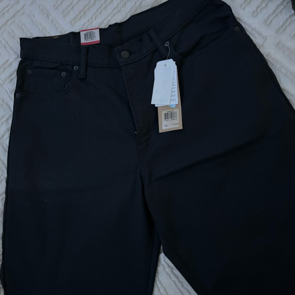 569 black Levi shorts with tags. Brand new